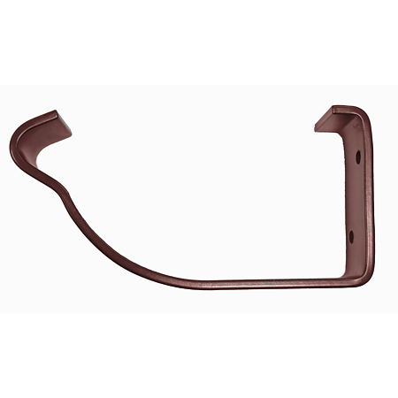 Carlig aplicat jgheab, metalic, 125 mm, maro RAL 8017 | MatHaus