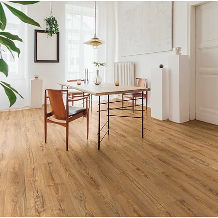 Parchet laminat 12 mm Kronospan Atlantic K476 Inca Carpenter oak, nuanta medie, clasa de trafic 33, twin click + si 1click2go pure +, 1288 x 195 mm