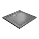 Cada de dus Radaway Doros C Stone, acril, antibacteriana, antracit, 90 x 90 cm