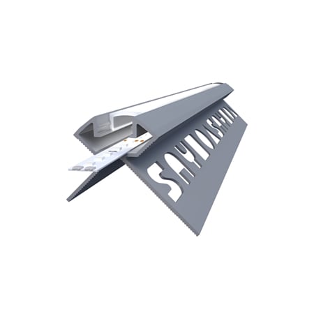 Profil de colt exterior pentru banda LED 804.10.PKR2, aluminiu, montaj incastrat, lucios, argintiu, l 21 x h 10 mm, L 2,7 m