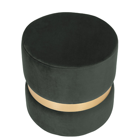 Taburet Ring, inel auriu, stofa gri petrol H49, rotund, 38 x 38 x 40 cm Taburet Ring, inel auriu, stofa gri petrol H49, rotund, 38 x 38 x 40 cm