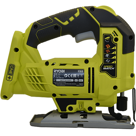 Fierastrau pendular cu acumulator Ryobi R18JS-0 18 W, 3000 curse/min, 2.5 kg