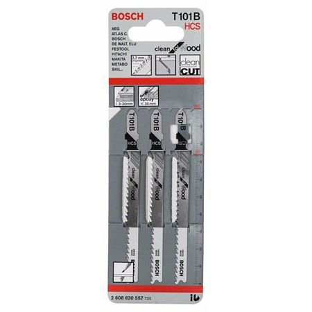 Panze de ferastrau vertical pentru lemn, prindere T, 100 mm, 2,7 mm