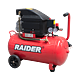 Compresor Raider RD-AC02, 1500 W, 8 bari, 50 l