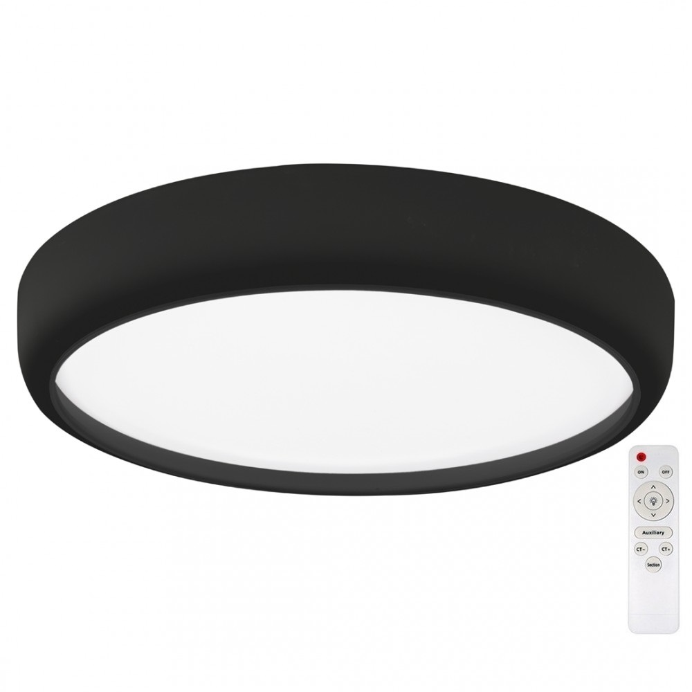 Plafoniera Gea 63949, negru, LED, 36W, 39 cm