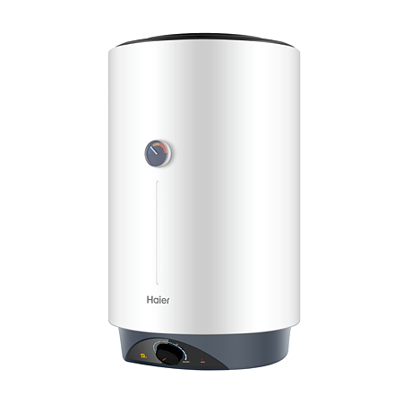 Boiler electric cilindric 80 l Haier ES80V-VH1, 1500 W, vertical/orizontal, 1 rezervor, alb, 26 kg, 421 x 410 x 995 mm