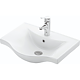 Mobilier baie Badenmob Seria 153, baza cu lavoar, MDF/PAL, alb, 55 x 45 x 81 cm