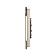 Panou intrerupator simplu + dublu Livolo VL-P701/01-4A, sticla securizata, auriu