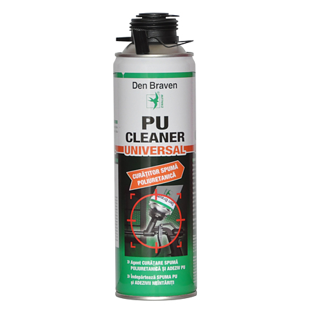 Agent de curatare spuma poliuretanica, Den Braven PU Cleaner Universal, 500 ml