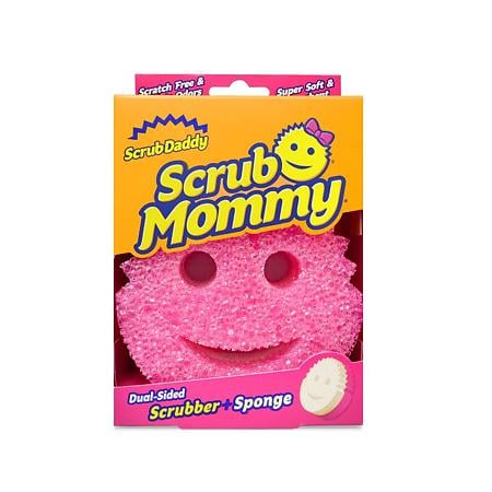 Burete de vase Scrub Mommy, roz, 1 bucata