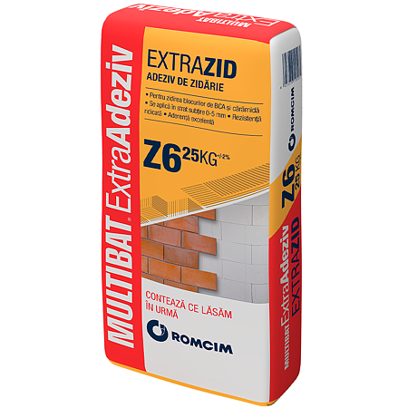 Adeziv de zidarie Multibat ExtraAdeziv ExtraZid, Z6, 25 kg