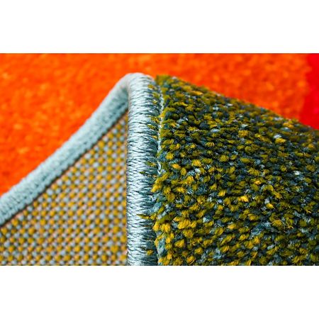 Covor Kolibri  11486/125, 100% polipropilena friese, model geometric multicolor, 80 x 150 cm