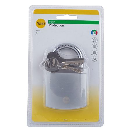 Lacat din alama, Yale High Protection, 60mm, 3 chei Lacat din alama, Yale High Protection, 60mm, 3 chei