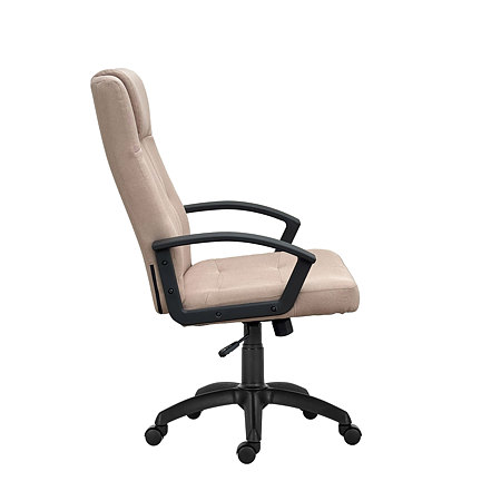 Scaun birou directorial capuccino Antares DELTA 2084, tapiterie textil, rotativ, reglabil pe inaltime, 63 x 66 x 114 - 124 cm