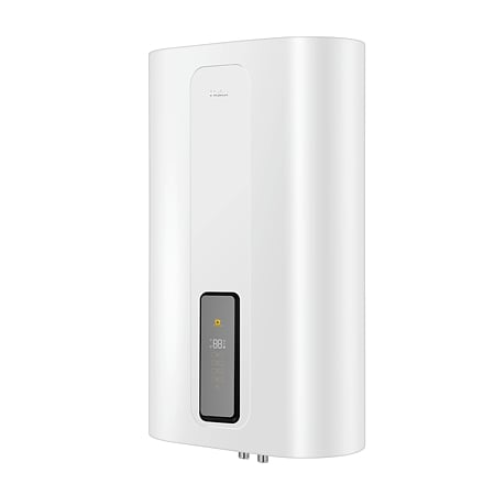 Boiler electric flat 80 l Haier ES80V-TF7W, 2 x 1500 W, montaj mural, 2 rezervoare, protectie umiditate IPX4, alb, 33,5 kg, 530 x 320 x 1070 mm