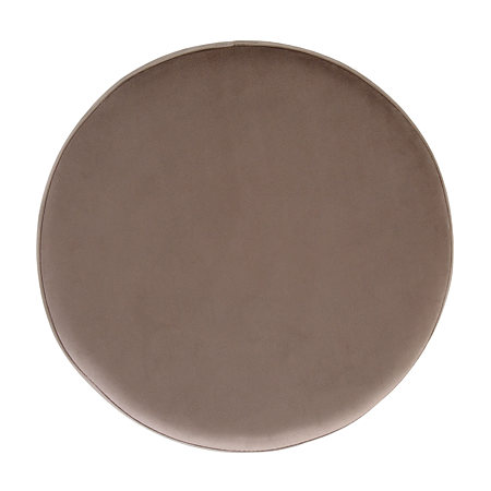 Taburet Ring, inel stejar, stofa gri deschis H34, rotund, 38 x 38 x 40 cm