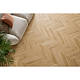 Pardoseala SPC 4,5 mm Afirmax Chevron stejar Arvada, impermeabila, nuanta medie, clasa de trafic 32, sistem imbinare clic 5G, montaj tip chevron placi A si B, 600 x 120 mm