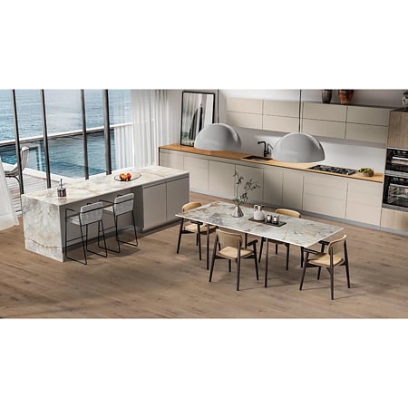 Blat bucatarie Kronospan Slim Line K594 SU Breccia Vivaldo, mat, decor piatra, 4100 x 650 x 12 mm