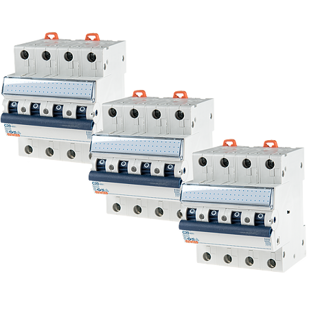 Intrerupator automat Gewiss GW92189, 4P, 20A