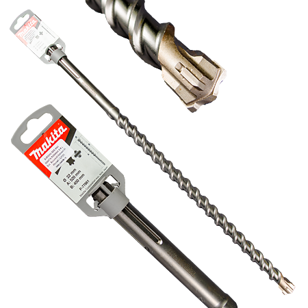 Burghiu cu 4 taisuri Makita, SDS-Max, pentru beton, 520 x 22 mm