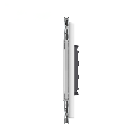 Rama priza tripla Livolo VL-P7E/E/E-6W, sticla securizata, alb
