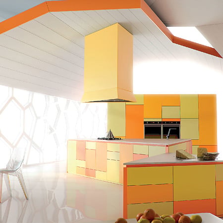 Pal melaminat Kronospan, Orange 132 BS, 2800 x 2070 x 18 mm