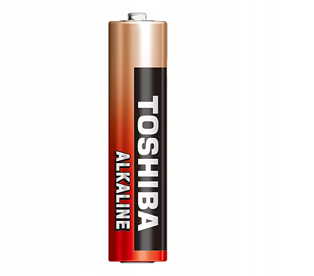 Set baterii alcaline Toshiba AA, mangan-zinc, 1.5 V, 4 bucati 