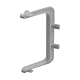 Colt exterior 90 grade pentru profil aluminiu LB (tip Gola) - C, plastic, gri