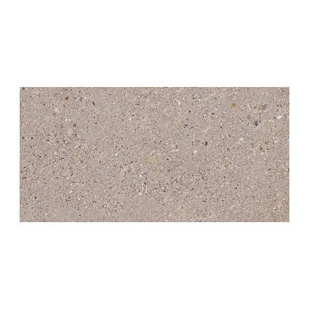 Gresie interior/exterior Cesarom Breccia, portelanata, rectificata, maro, mat, decor beton, clasa aderenta R10, PEI 4, 60 x 30 cm