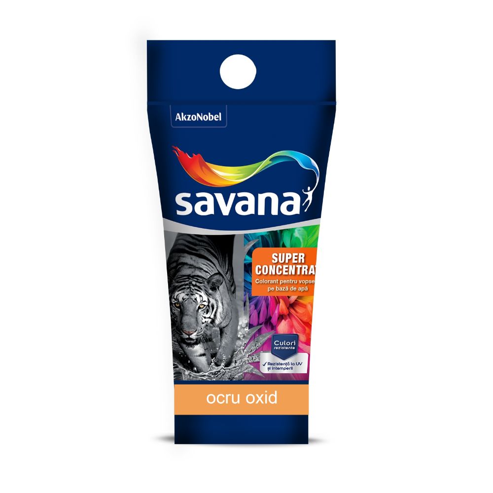 Colorant vopsea lavabila Savana, ocru oxid T06, 30 ml Colorant
