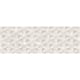 Faianta decorativa baie Orleans Bianco, rectificata, glazurata, crem, lucios, decor cu model, 30 x 90 cm