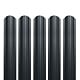 Sipca metalica gard Caretta Vertical Y118, gri RAL 7016, mat structurat, finisaj Fresco Duo, 0.5 mm, 1500 x 118 mm
