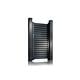 Poarta pietonala metalica Deluxe, tip jaluzea, aluminiu, gri antracit RAL 7016, 900 x 1800 mm