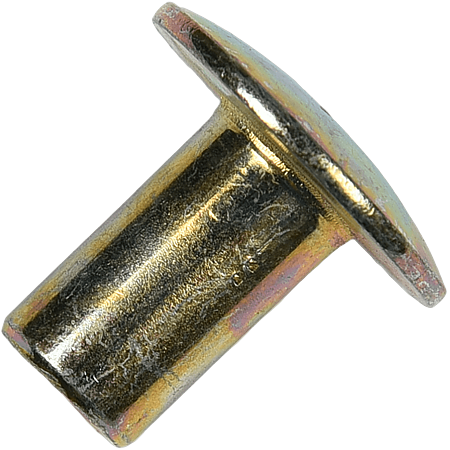 Piulita infundata rotunda, otel zincat galben, D: 20, M6 x 16 mm