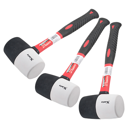 Ciocan de cauciuc, MTX, negru si alb, 0,68 kg