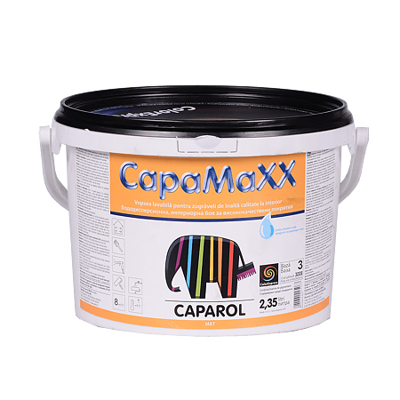 Vopsea lavabila interior Caparol CapaMax B3, 2.35 l