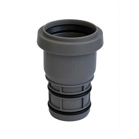 Mufa adaptor pentru canalizare interioara, polipropilena, diametrul de 50 mm