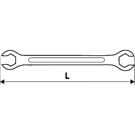 Cheie dubla, Topex 35D596, 8 x 10 mm