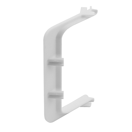 Colt interior 90 grade pentru profil aluminiu LB (tip Gola) - C, plastic, alb
