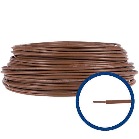 Cablu electric FY/ H07V-U 4 mm maro