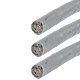Cablu CYABY-F, monofilar, armat, izolatie PVC, gri, 3 x 6 mm