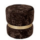 Taburet Ring, inel auriu, catifea maro E60, rotund, 38 x 38 x 40 cm Taburet Ring, inel auriu, catifea maro E60, rotund, 38 x 38 x 40 cm