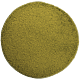 Covor rotund Mistral, 100% polipropilena friese, model modern mar verde 40, 80 cm