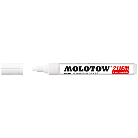 Marker permanent grafitti artist Molotow 211EM, reincarcabil, 4 mm