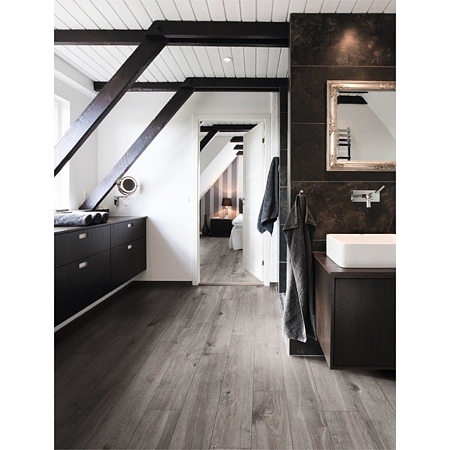 Pardoseala impermeabila 8 mm Kronospan O.R.C.A. Organic Classic Toronto oak K395, clasa de trafic comercial intens 33, 1click 2go pure +, 1288 x 195 mm