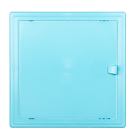Usita vizitare, TE-MA, plastic, albastru deschis, 20x20 cm