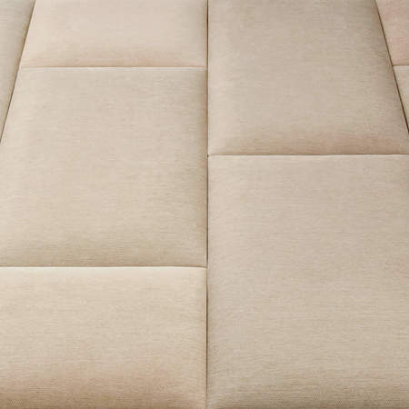 Panou decorativ tapitat, Simple KA02, crem, dreptunghi, 600 x 300 x 37 mm