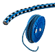 Franghie elastica din fibra de cauciuc, albastru negru, 10 mm