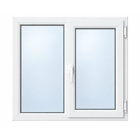Fereastra PVC Klass, 4 camere, deschidere simpla, dreapta, alb, 100 x 120 cm 