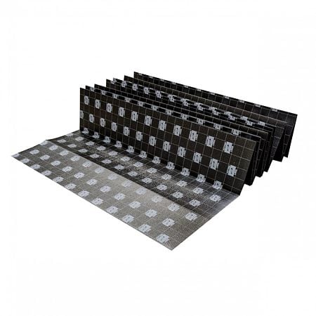 Folie parchet poliuretan Afirmax Vinyl Smart, negru, 1 mm, 8.5 x 1.18 m